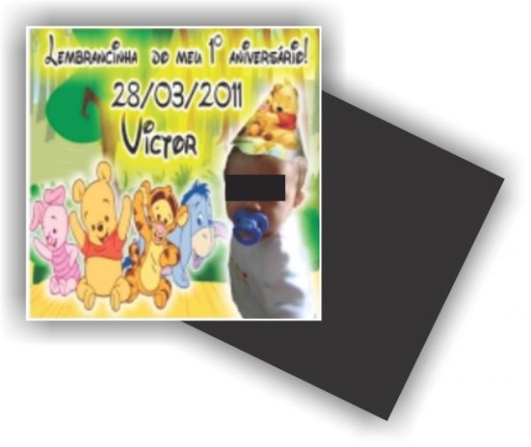 50 un. - Imã Lembrancinha de Aniversário