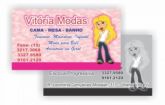 1.000 Cartões de Visita - 4x1 Cor